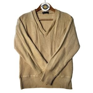 Starco Tan 100% Pure Wool Sweater